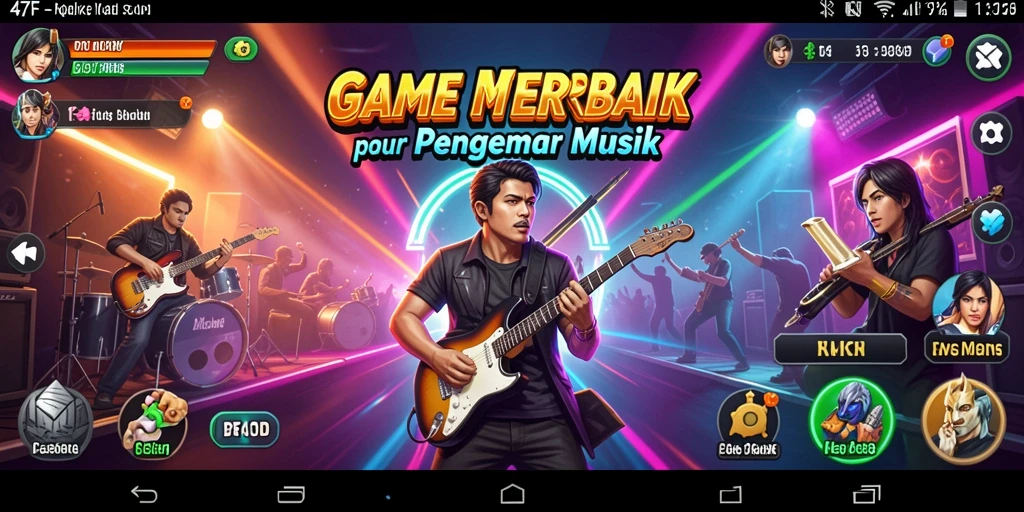 Tampilan gameplay <strong>47F</strong> yang menarik dan penuh warna.