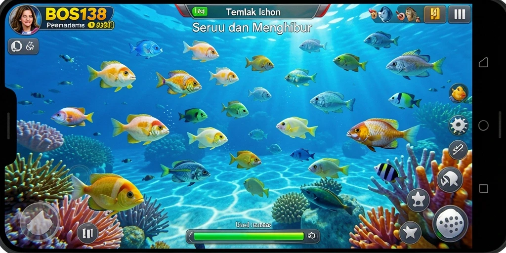 Tampilan gameplay seru dari BOS138 Tembak Ikan.