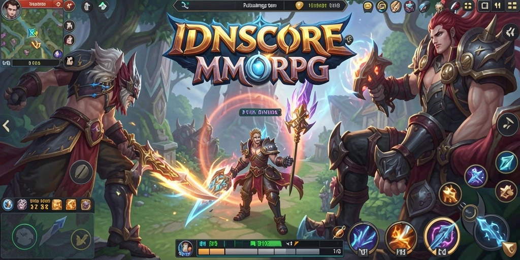 Gameplay menakjubkan dalam IDNSCORE dengan grafis yang luar biasa.