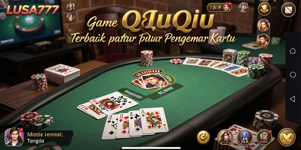Tampilan gameplay QiuQiu yang mendebarkan di LUSA777.