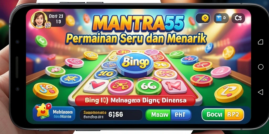 Screenshot utama menunjukkan gameplay Bingo yang menarik dan seru.