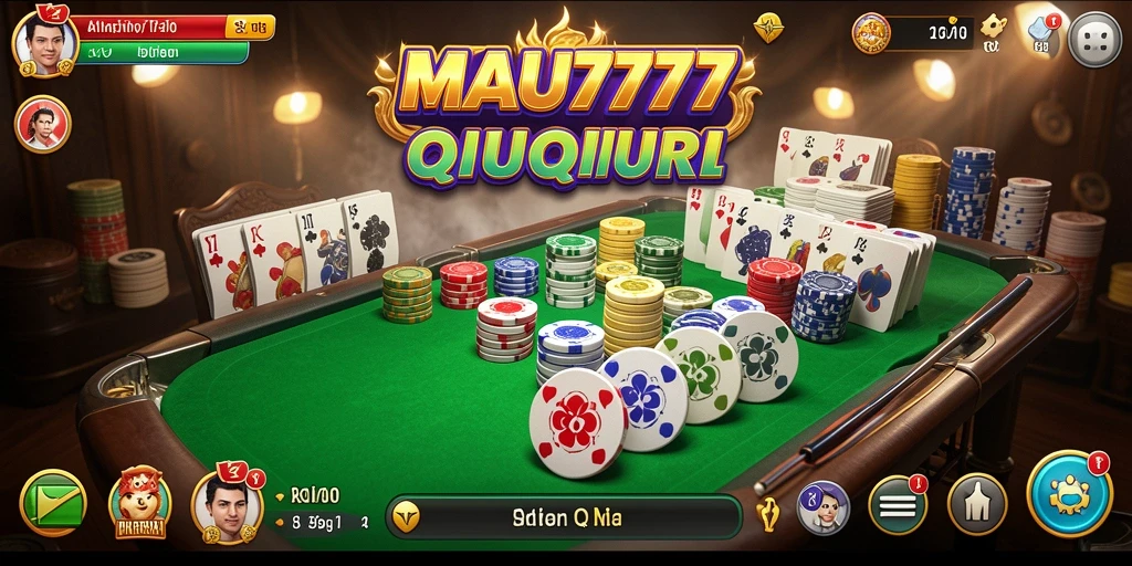 Momen seru dalam gameplay QiuQiu di MAU777.