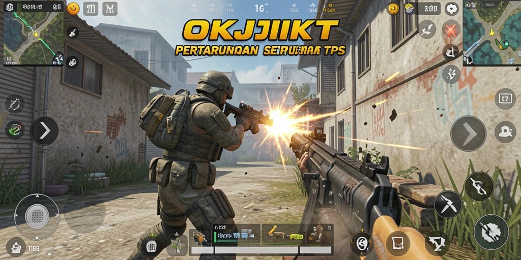 Tangkapan layar gameplay seru dari OKJKT dengan aksi mendebarkan.