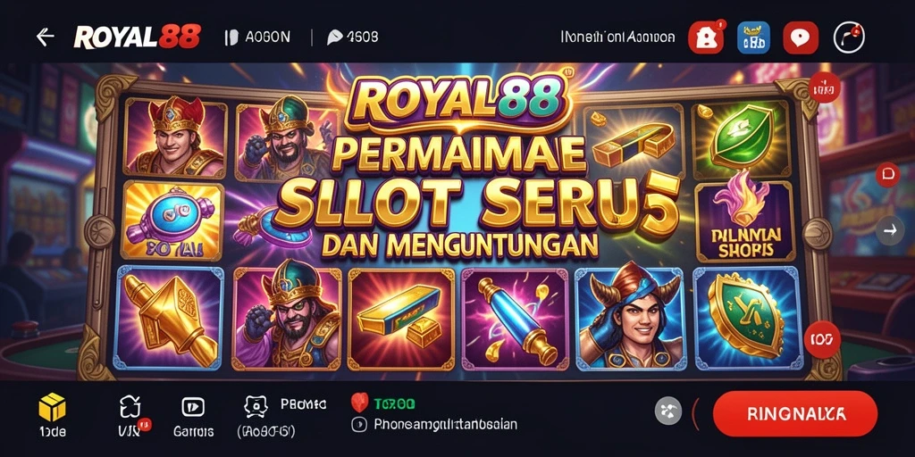 Tampilan gameplay Slot yang seru di ROYAL88.