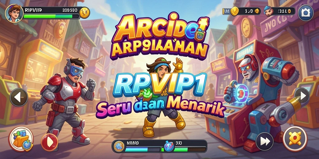 Gameplay Arcade RPVIP1 yang seru dan penuh aksi.