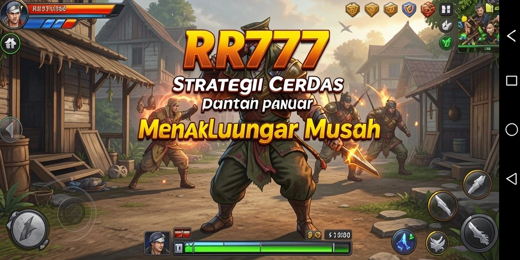 Tampilan gameplay intens dan strategi mendebarkan di RR777.