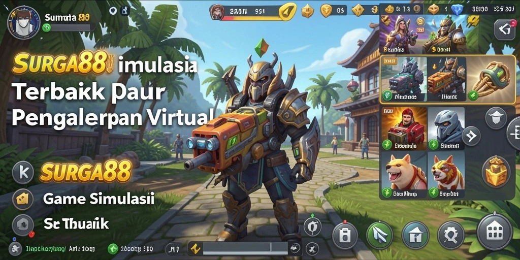 Tampilan gameplay SURGA88 yang memukau dan interaktif.