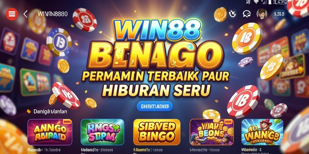 Tampilan gameplay seru dan interaktif dalam WIN88 Bingo.