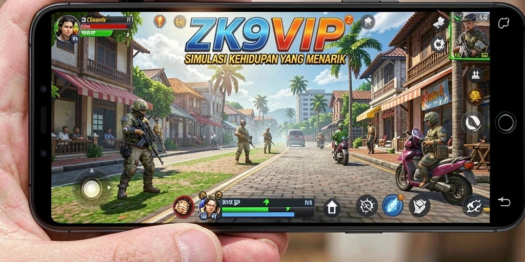 Screenshot gameplay ZK9VIP menampilkan pengalaman simulasi yang mendalam.